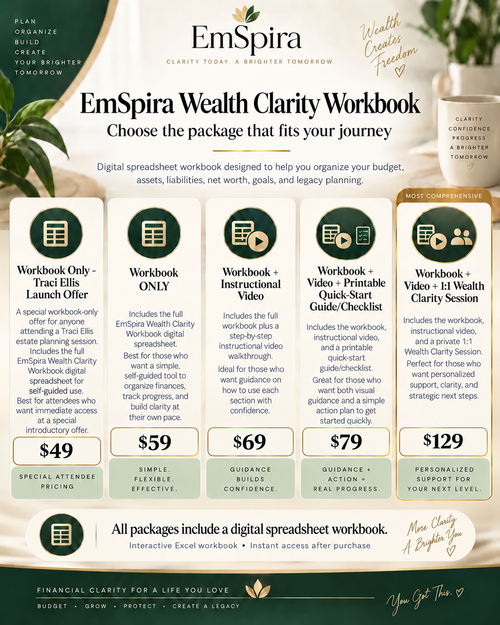 The Wealth Clarity Workbook